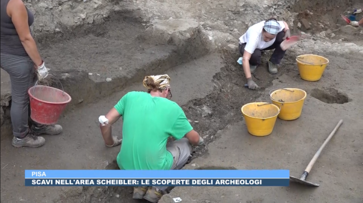 Notizie dagli scavi dell’ex-Area Scheibler: gli archeologi dell’Università di Pisa si raccontano ai microfoni di 50canale